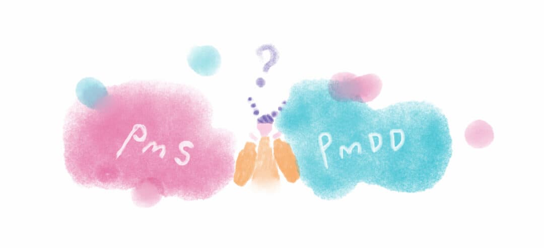 pmsとpmddに挟まれているイラスト