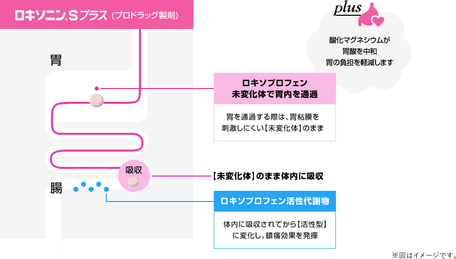 プロドラッグ製剤のしくみ