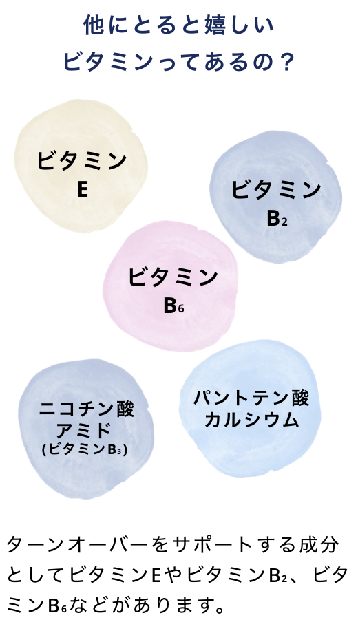 他にとると嬉しいビタミンってあるの？